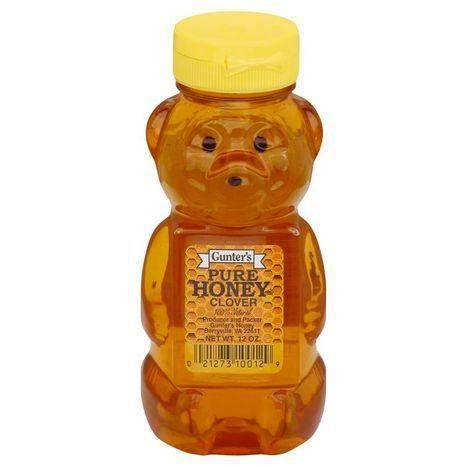 Gunters Honey, Pure, Clover - 12 Ounces