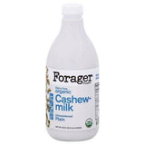 Forager Cashew-Milk, Organic, Dairy-Free, Unsweetened Plain - 48 Ounces