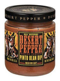Desert Pepper Pinto Bean Dip, Medium Hot - 16 Ounces