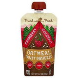 Munk Pack Oatmeal Fruit Squeeze, Raspberry Coconut - 4.2 Ounces