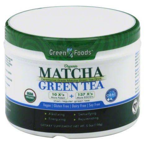 Green Foods Green Tea, Matcha, Organic - 5.5 Ounces