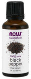 Now 100% Pure Black Pepper Oil - 1 Fluid Ounce