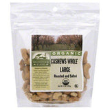 Woodstock Farms Organic Cashews, Whole, Large, Roasted and Salted - 8 Ounces