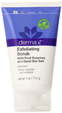 Derma E Exfoliating Scrub With Fruit Enzymes & Dead Sea Salt-4 Oz