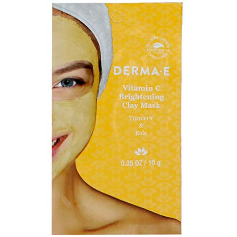 Derma E Vitamin C Brightening Clay Mask With Turmeric & Kale-0.35 Oz