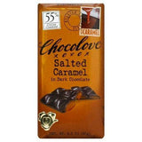 Chocolove Filled Dark Chocolate, Salted Caramel - 3.2 Ounces