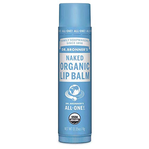 Dr.Bronner's Organic Lip Balm Naked-0.15 Oz