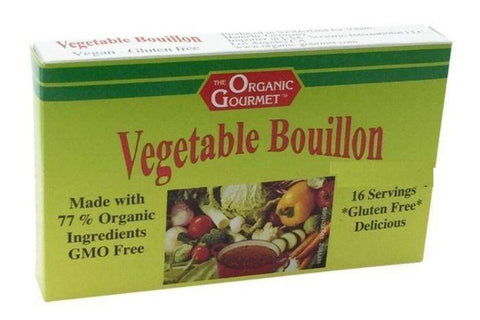 The Organic Gourmet Vegetable Bouillon Cubes (96 Cubes)