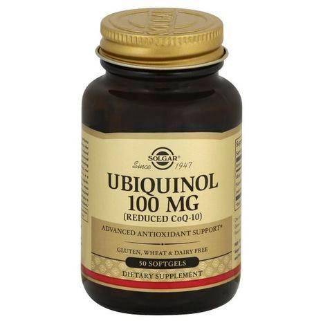 Solgar Ubiquinol, 100 mg, Softgels - 50 Each