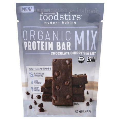 Foodstirs Protein Bar Mix, Organic, Chocolate Chippy Sea Salt - 14.8 Ounces