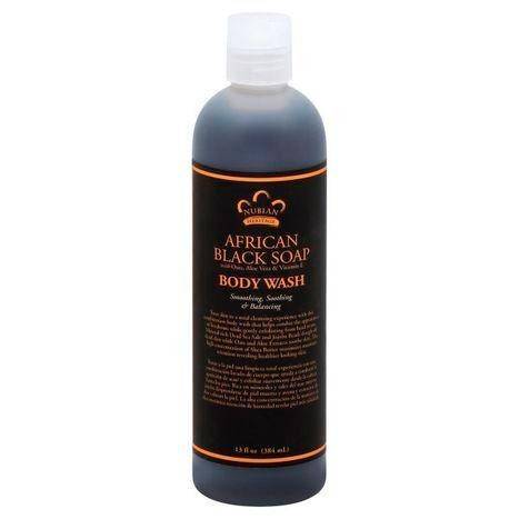 Nubian Heritage Body Wash, African Black Soap - 13 Ounces