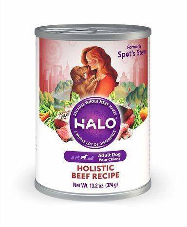 Halo Natural Wet Dog Food, Beef Recipe - 13.2 Ounces