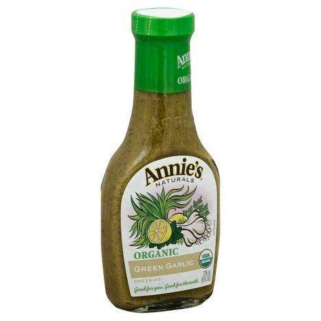 Annies Naturals Dressing, Organic, Green Garlic - 8 Ounces