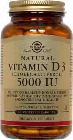 Solgar 5000 IU Vitamin D3 - 120 Count