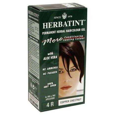 Herbatint Permanent Haircolor Gel, Copper Chestnut 4R - 4.56 Ounces