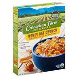 Cascadian Farm Organic Cereal, Honey Oat Crunch - 13.5 Ounces