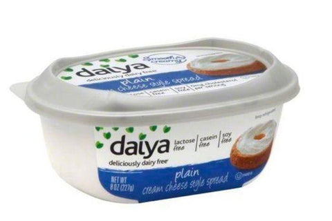 Daiya Cream Cheese Style Spread, Plain, - 8 Ounces