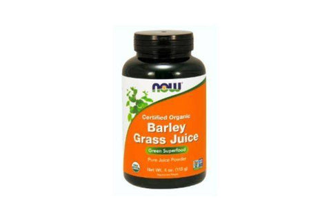 Now Certified Organic Barley Grass Juice Powder - 4 Ounces