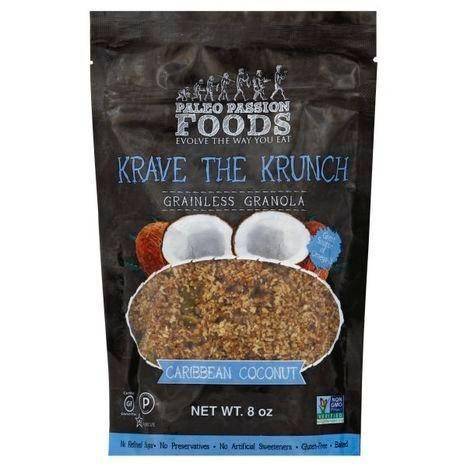 Paleo Passion Foods Granola, Grainless, Caribbean Coconut - 8 Ounces