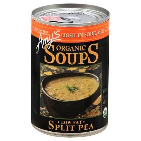 Amys Organic Light in Sodium Soup, Split Pea, Low Fat, Organic - 14.1 Ounces