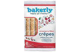 Bakerly Crepes, Strawberry Filled - 6 Each