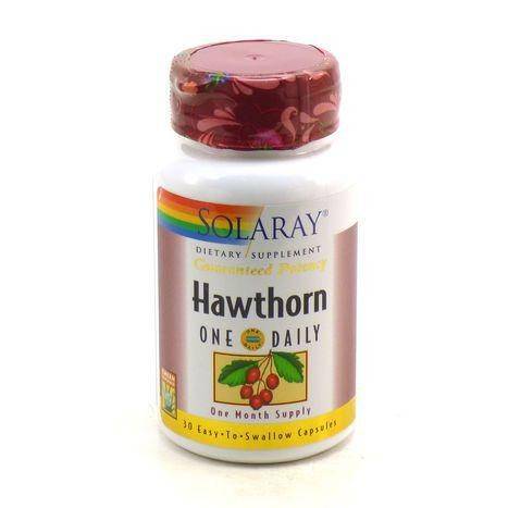 Solaray One Daily 600 Mg Hawthorn Extract - 30 Count