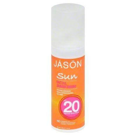 Jason Sunscreen, Facial, SPF 20 Broad Spectrum - 4.5 Ounces