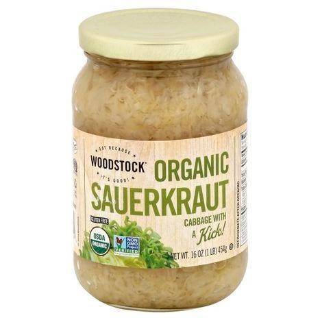 Woodstock Sauerkraut, Organic - 16 Ounces