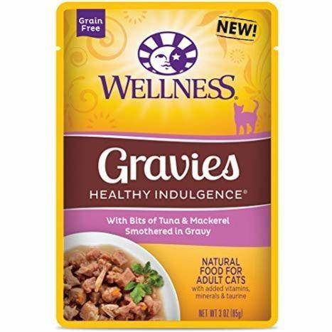 Wellness Gravies Healthy Indulgence with Bits of Tuna and Mackerel Smothere - 3 Ounces