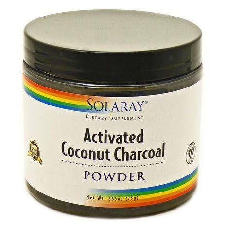 Solaray Coconut Charcoal, Activated, Powder - 5.3 Ounces