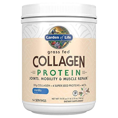 Garden Of Life Collagen Protein Vanilla Flavor-19.75 Oz