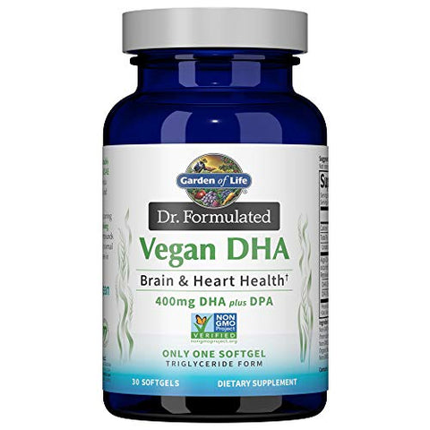 Garden Of Life Dr.Formulated Vegan DHA 400 Mg-30 Softgels