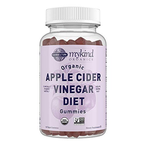 Garden Of Life My Kind Organics Apple Cider Vinegar Diet Gummies- 60 Vegan Gummies