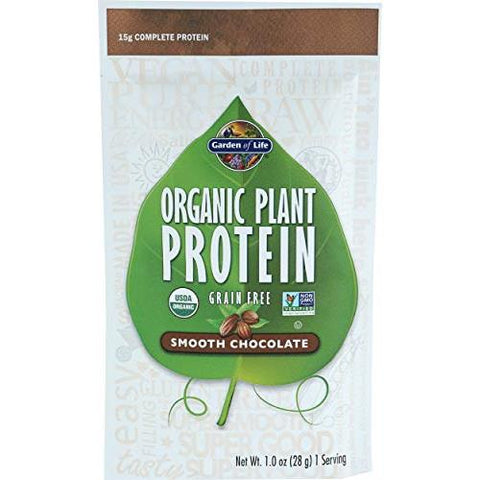 Garden Of Life Organic Plant Protein Smooth Chocolate-1.0 Oz