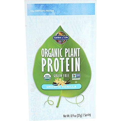 Garden Of Life Organic Plant Protein Smooth Vanilla-1 Oz