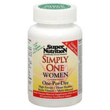 Super Nutrition Simply One Multi-Vitamin, One-Per-Day, Women, Tablets - 90 Each