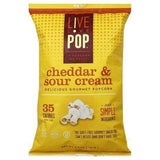 Live Love Pop Cheddar and Sour Cream Popcorn - 4.4 Ounces