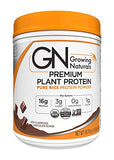 Growing Naturals Organic Brown Rice Protein Chocolate Power-1.05 Lb