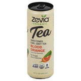 Zevia Organic Earl Grey Tea, Sweetened, Blood Orange - 12 Ounces