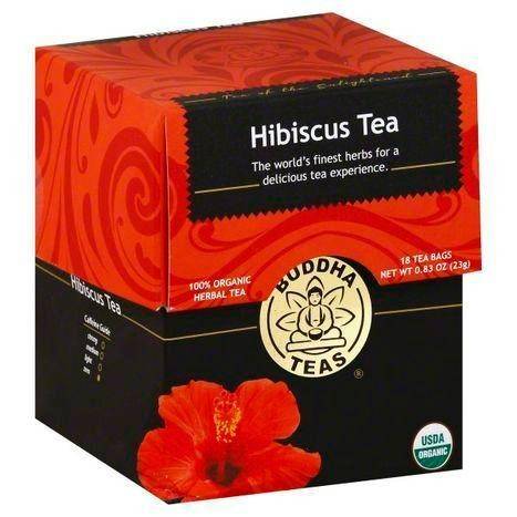 Buddha Teas Herbal Tea, Hibiscus, Bags - 18 Each