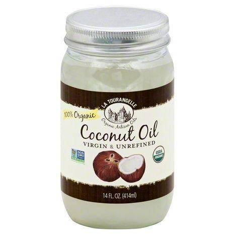 La Tourangelle Coconut Oil, Virgin & Unrefined, 100% Organic - 14 Ounces