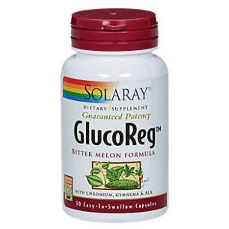 Solaray - Guaranteed Potency Glucoreg, Veg Cap (Btl-Plastic) 500Mg - 30 Count