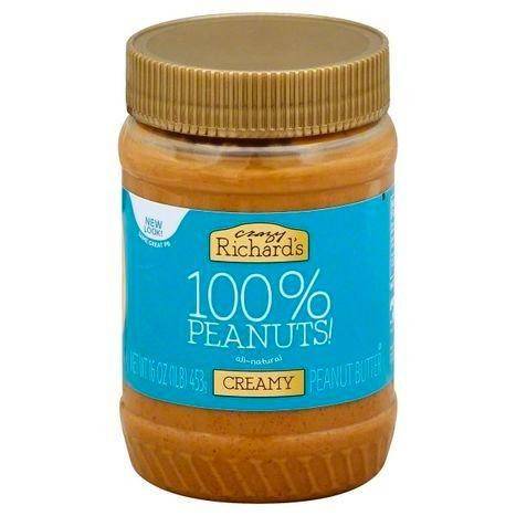 Crazy Richards Peanut Butter, Creamy - 16 Ounces