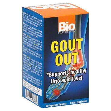 Bio Nutrition Gout Out, Vegetarian Capsules - 60 Count