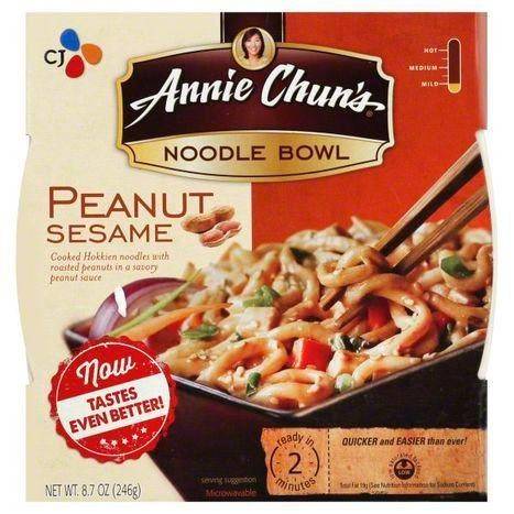 Annie Chuns Noodle Bowl, Peanut Sesame, Mild - 8.7 Ounces