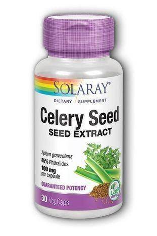 Solaray Celery Seed Extract - 30 Veggie Capsules