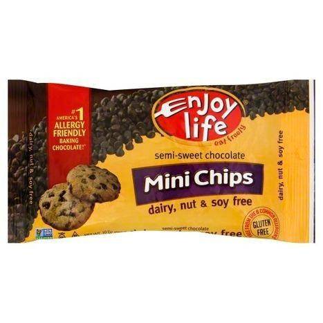 Enjoy Life Chocolate Chips, Semi-Sweet, Mini - 10 Ounces