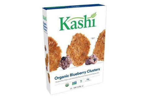 Kashi Heart to Heart Cereal, Oat, Organic Blueberry Clusters - 13.4 Ounces