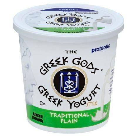 Greek Gods Yogurt, Greek Style, Traditional Plain - 24 Ounces