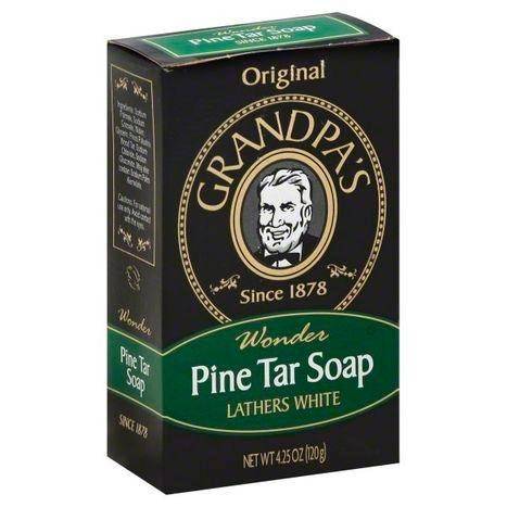 Grandpas Pine Tar Soap, Wonder, Original - 4.25 Ounces